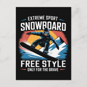 Dames snowboarden uitrusting aanbiedingen deze Vet Briefkaart