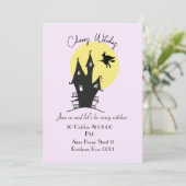 Dames sorcières Invitation aux cartes de fête d'Ha (Debout devant)