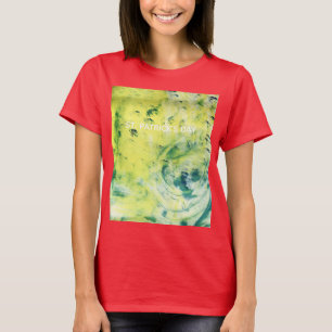 Dames St. Patrick' Day shirt met ontwerp.