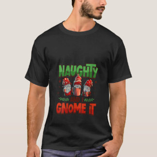 Dames Stout En Ik Kabouter Het Dames Drie Kerstmis T-shirt