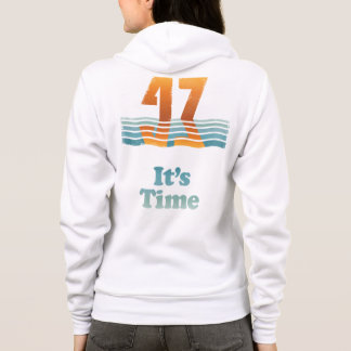 Dames Sunset 47 Witte Hoodie Sweatshirt