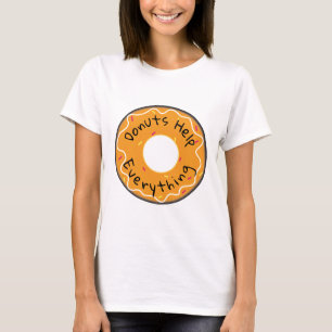 Dames T-shirt Donuts helpen alles
