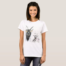 Dames T-shirt - Geiten, Grappig