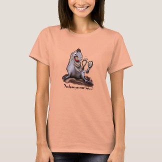 Dames T-shirt, Humor T-shirt