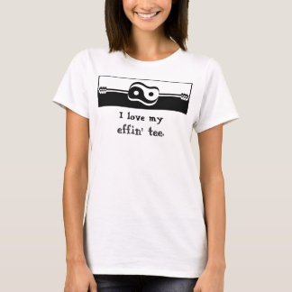 Dames T-shirt - Ik hou van mijn t-shirt.