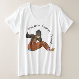 Dames T-shirt in grote maten, basis model