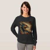 Dames T-shirt met lange mouwen Artwork 35 (Voorkant volledig)