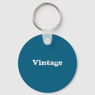 Dames T-shirt met tekst Vintage V-hals Sleutelhanger