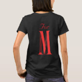 Dames T-Shirt MM (Achterkant)