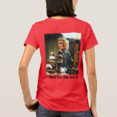 Dames T-shirt van Penelope van Face Off (Achterkant)