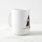 Dames T-shirts, Mannen Shirten, Mom Ghost T-shirts Koffiemok (Voorkant links)