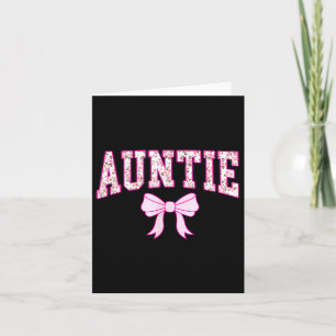 Dames Tante Coquette Strik Roze Esthetische Moeder Kaart