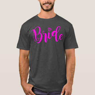 Dames Team Bruid Bruid Wordt Decoration Hen Nacht T-shirt