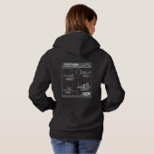 Dames Team Wireframe Sweatshirt (Achterkant volledig)