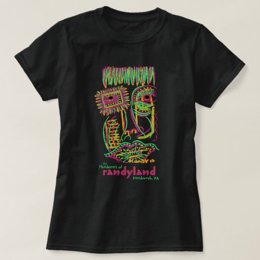 Dames Thinkerer T-Shirt (Design voorkant)