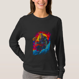 Dames Thorr Mjolnir God Onweer Bliksem Noorse M T-shirt