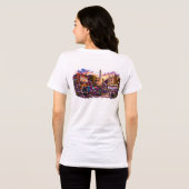 Dames Tri-Blend District T-shirt (Achterkant volledig)