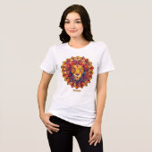 Dames Tri-blend T-shirt (Voorkant volledig)