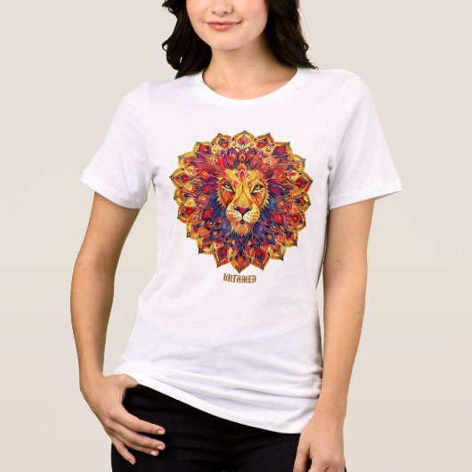 Dames Tri-blend T-shirt (Voorkant)