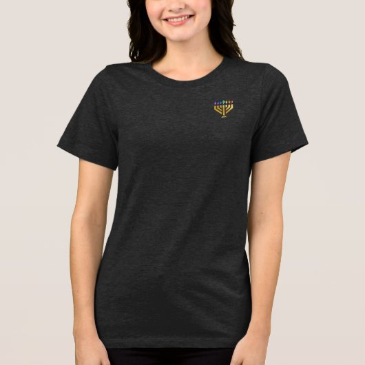 Dames Tri-blend T-shirt (Voorkant)