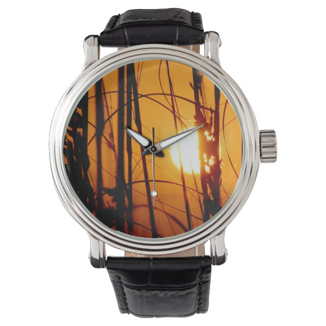 Dames Tropical Sunset Horloge (Voorkant)