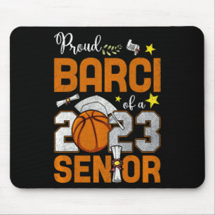 Dames trots barci van een 2023 senior basketbal gr muismat