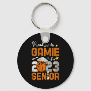 Dames trots gamie van een senior basketbal gra 202 sleutelhanger