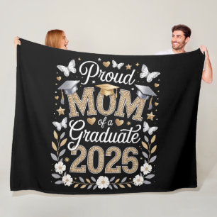 Dames Trots moeder van een afgestudeerde in 2026 Fleece Deken