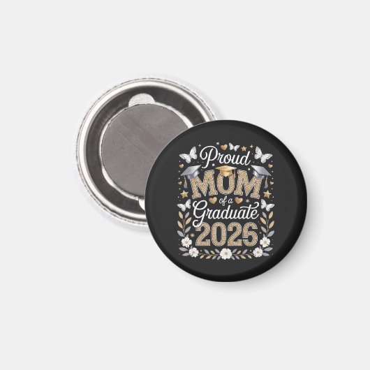 Dames Trots moeder van een afgestudeerde in 2026 Magneet (Voorkant / Achterkant)