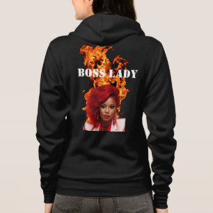 Dames trui met capuchon van de baas hoodie