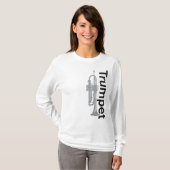 Dames Trumpet-troebel (gemonteerd) T-shirt (Voorkant volledig)