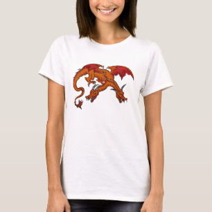 Dames twee koppen dragon shirt