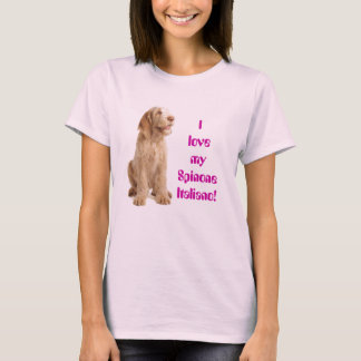 dames uitgerust t-shirt - Ik hou van mijn Italiaan
