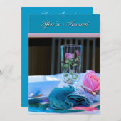 Dames uitnodiging - Misc. Doel - Luncheon/dinne (Voorkant / Achterkant)