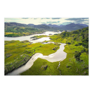 Dames uitzicht Killarney muurkunst Ierland Lands Foto Afdruk