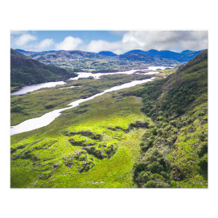 Dames uitzicht Killarney muurkunst Kerry Ierland Foto Afdruk