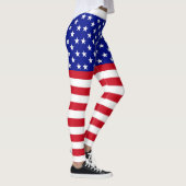 Dames USA Vlag Leggings (Rechts)