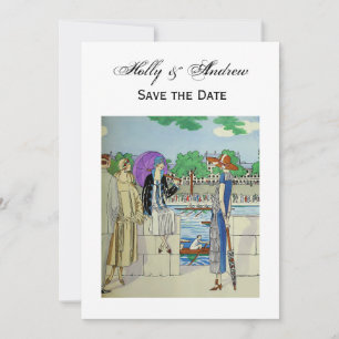  Dames van de jaren 20 bij het Race Regatta Kaart