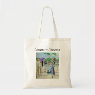  Dames van de jaren 20 bij het Race Regatta Tote Bag