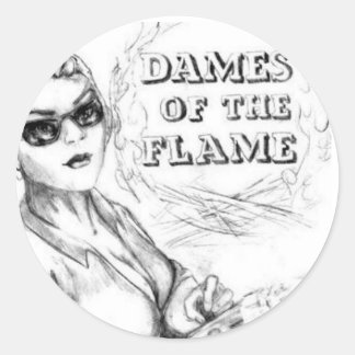 Dames van de Vlaming Ronde Sticker