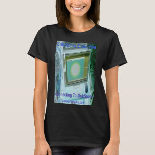 Dames "Verbinding maken met SubSpace" zwart T-shir T-shirt