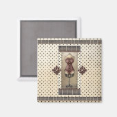 Dames  Victoriaans Corset Koelkast Magneet (Voorkant / Achterkant)