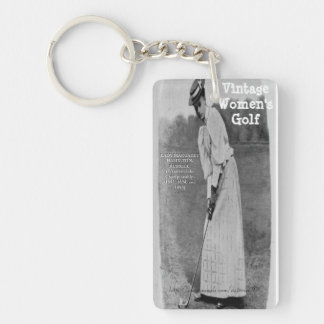 "Dames Victoriaans Golfing" Sleutelhanger