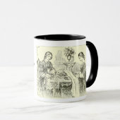 Dames victoriennes coudre de la Mug (Devant droit)
