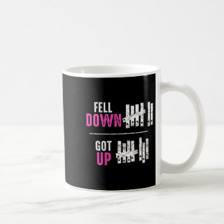 Dames vielen neer, stonden op Motivatie Grappig Po Koffiemok