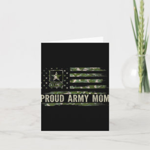Dames Vintage Trotse Army Moeder Camo Amerikaanse Kaart
