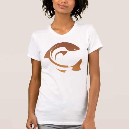 Dames vis Shirt (Voorkant)