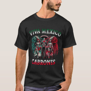 Dames Viva Mexico Dia De Los Muertos - Dag Van De T-shirt