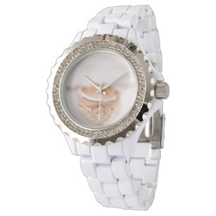 Dames volgen met verloving ring horloge