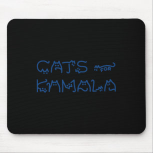 Dames voor Kamala Kattentypografie Alfabet Schatti Muismat